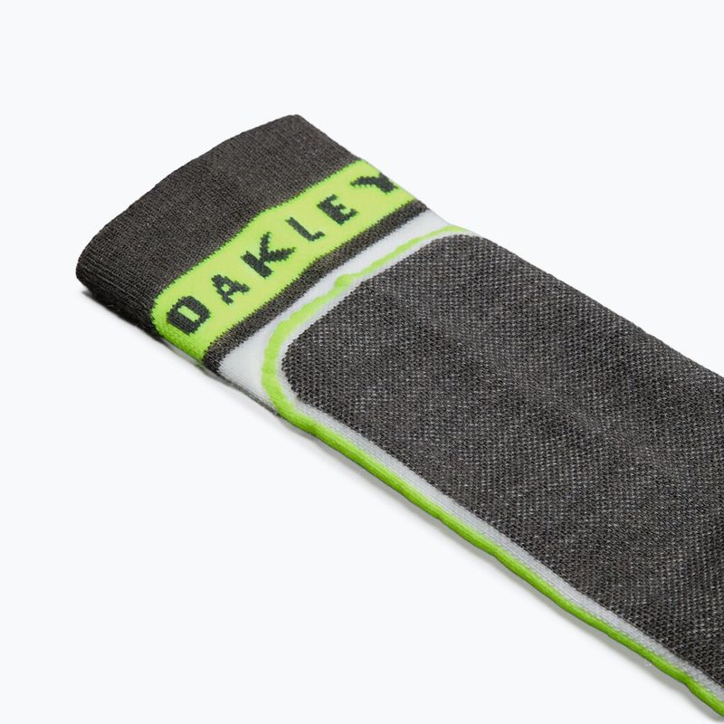 Șosete de schi Oakley Patrol mist/neon yellow 3