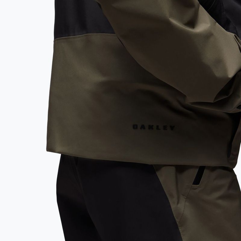 Geacă de snowboard pentru bărbați Oakley Baldface Gore-Tex deep olive/pitch black 6