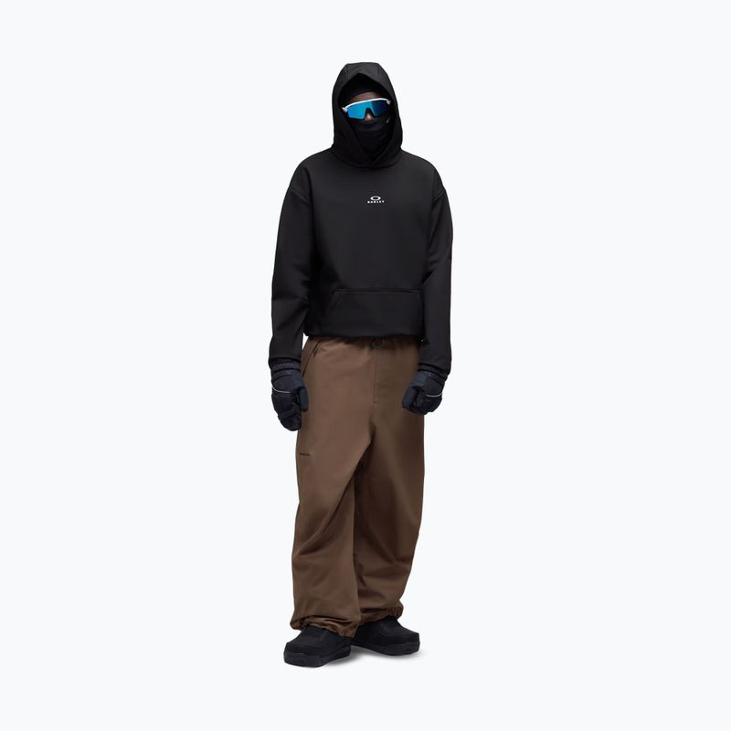 Bluză de snowboard pentru bărbați Oakley Wintertide Scratched Hoodie pitch black 2