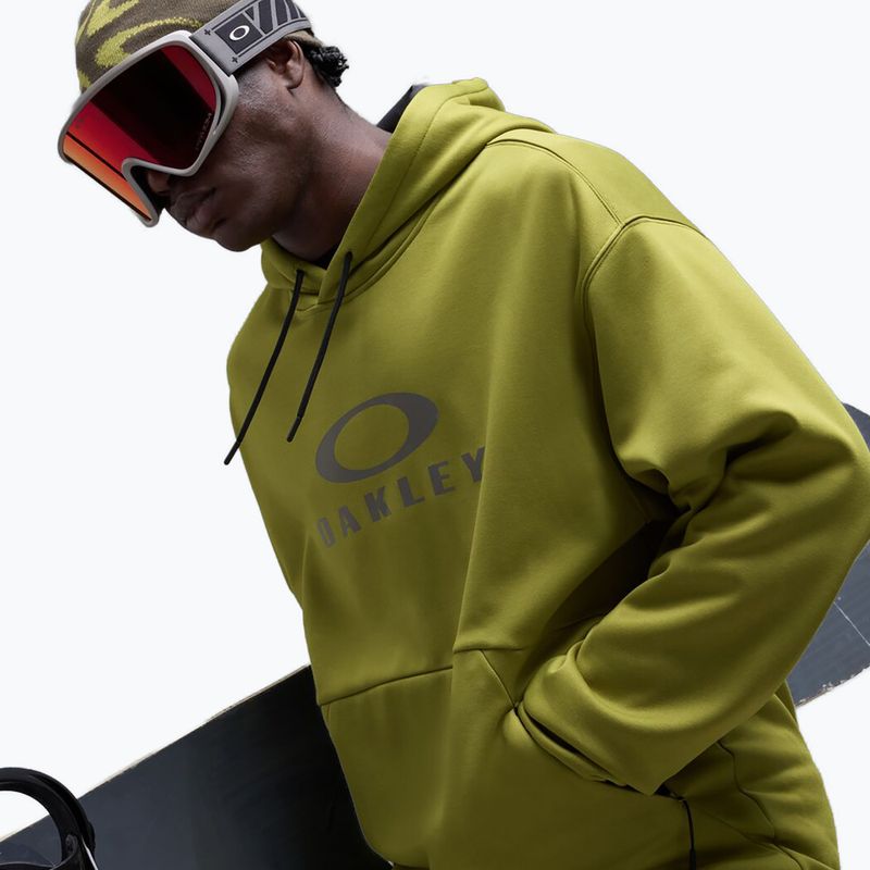 Bluză de snowboard pentru bărbați Oakley Rider Phantom Hoodie cactus 4
