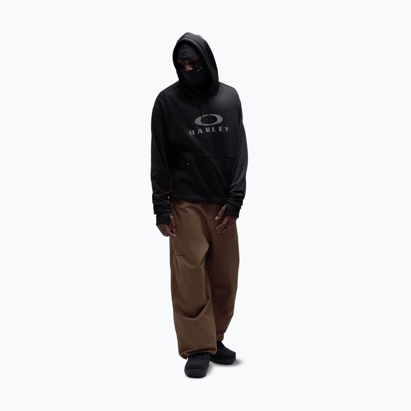 Bluză de snowboard pentru bărbați Oakley Rider Phantom Hoodie pitch black 2
