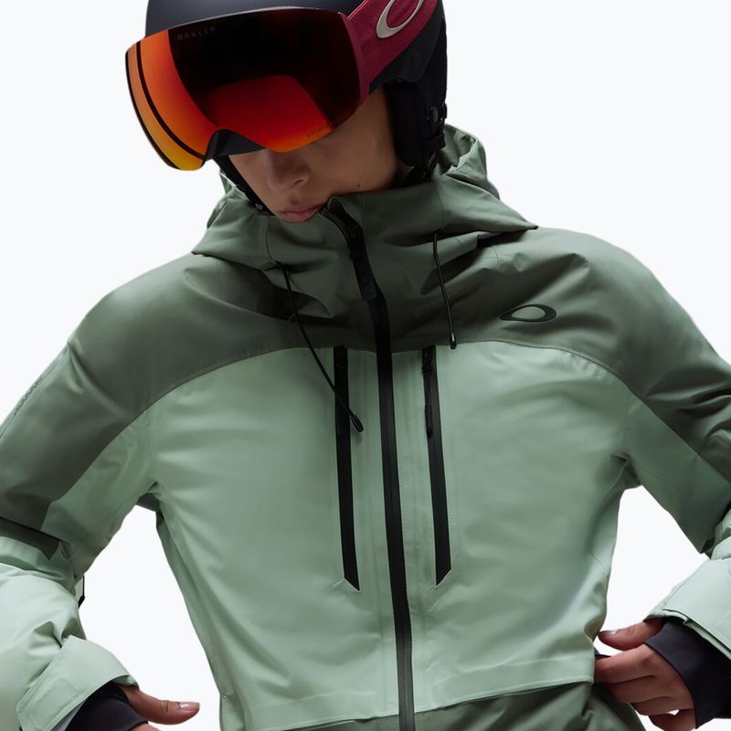 Geacă de schi pentru femei Oakley Canopy Pro Insulated aviator green/faded green 4