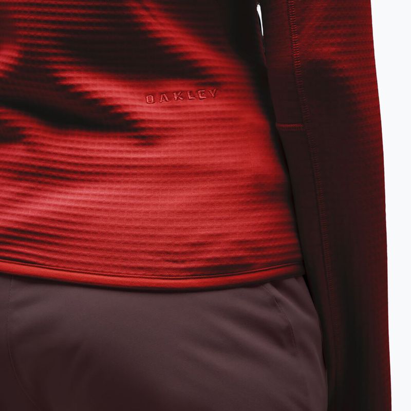 Bluză pentru femei Oakley Canopy Full Zip hibiscus red 5
