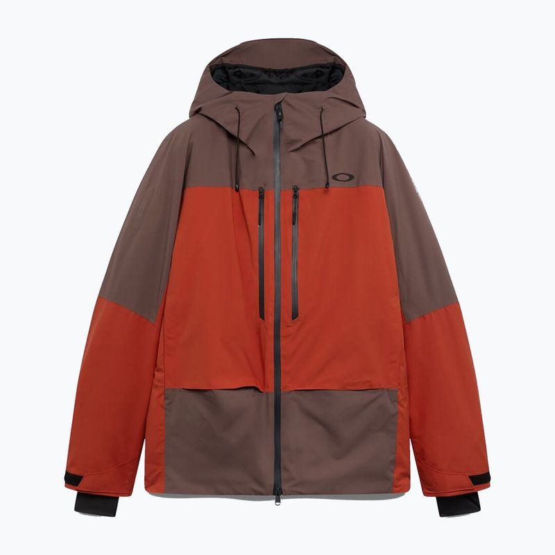 Geacă de schi pentru bărbați Oakley Canopy Pro Insulated dark umber/flame red 6