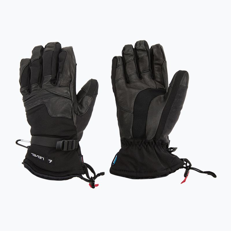 Mănuși de snowboard pentru bărbați Level Ranger Leather negru 2091