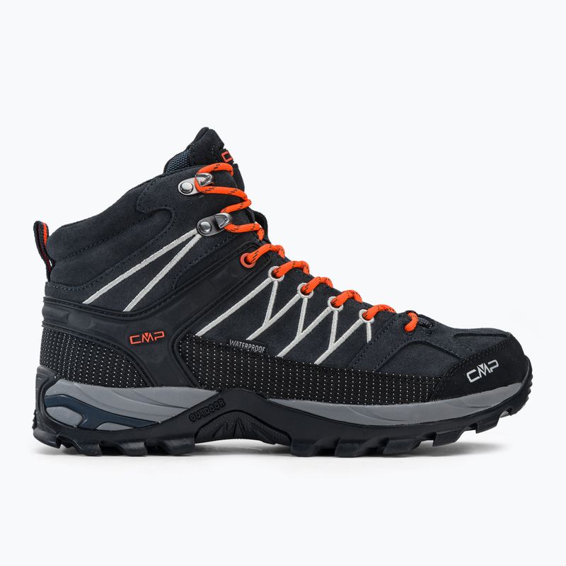 CMP Rigel Mid pentru bărbați CMP Rigel Mid gri-portocaliu cizme de trekking 3Q12947 2