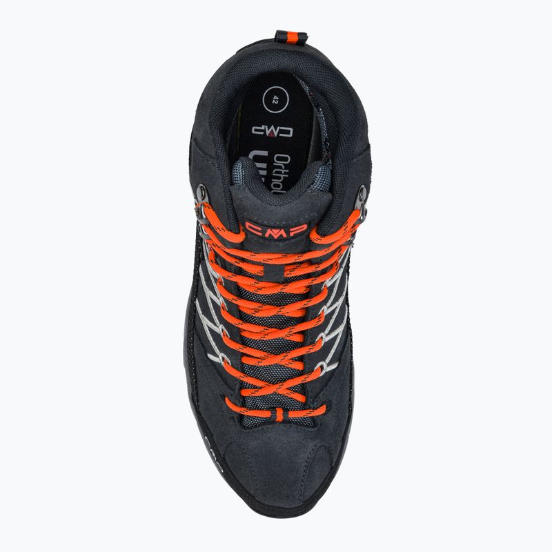 CMP Rigel Mid pentru bărbați CMP Rigel Mid gri-portocaliu cizme de trekking 3Q12947 6