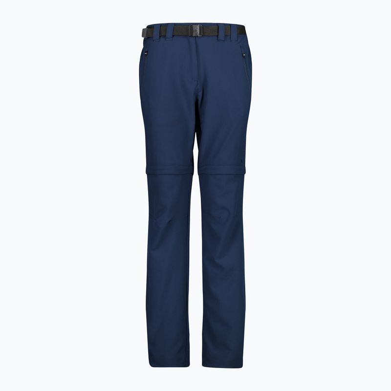 Pantaloni de trekking pentru femei CMP Zip Off blue