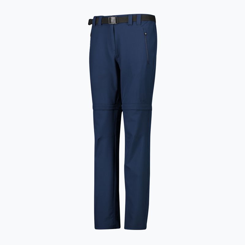 Pantaloni de trekking pentru femei CMP Zip Off blue 2