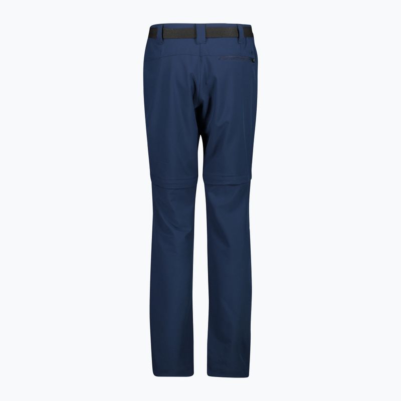 Pantaloni de trekking pentru femei CMP Zip Off blue 3