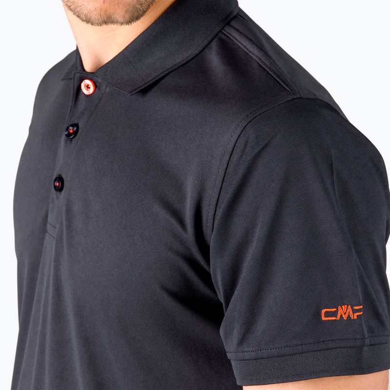 Polo pentru bărbați CMP 12TE gri 3T60077/12TE/48 4