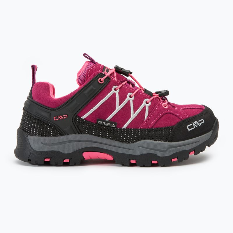 Încălțăminte de trekking pentru copii CMP Rigel Low Wp berry / pink fluo 2