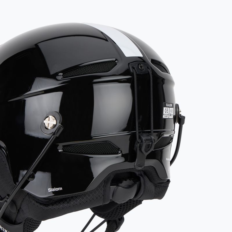 Cască de schi Briko Slalom Epp 2.0 shiny black/white 8