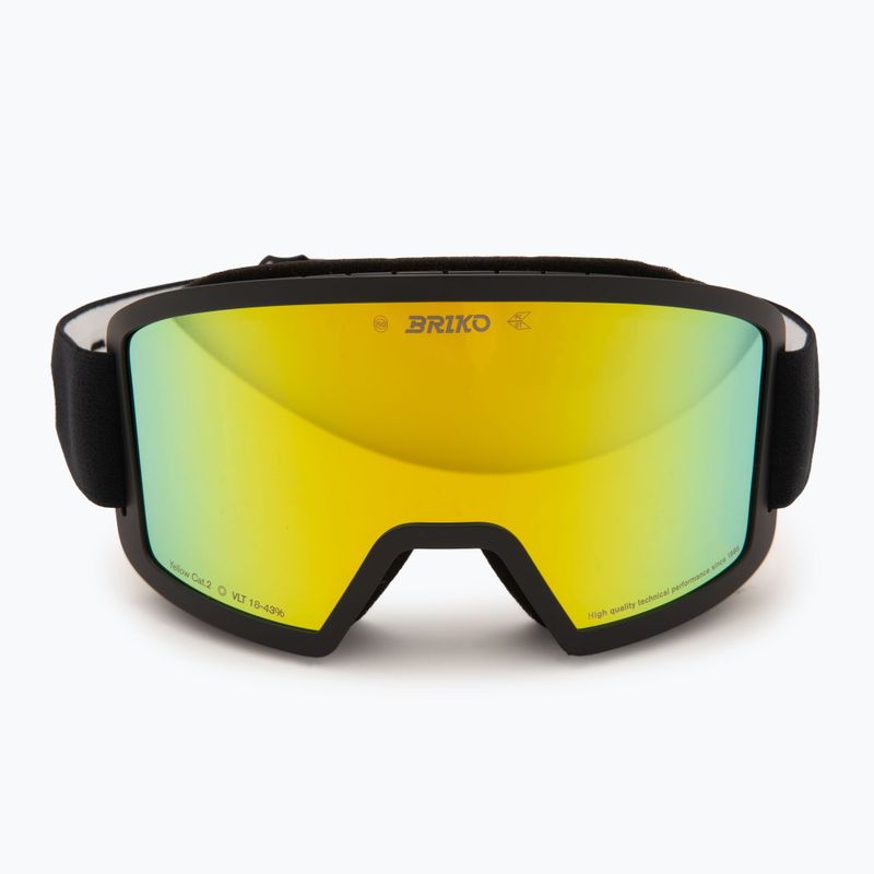 Ochelari de schi pentru copii Briko Frostbite black/yellow 2
