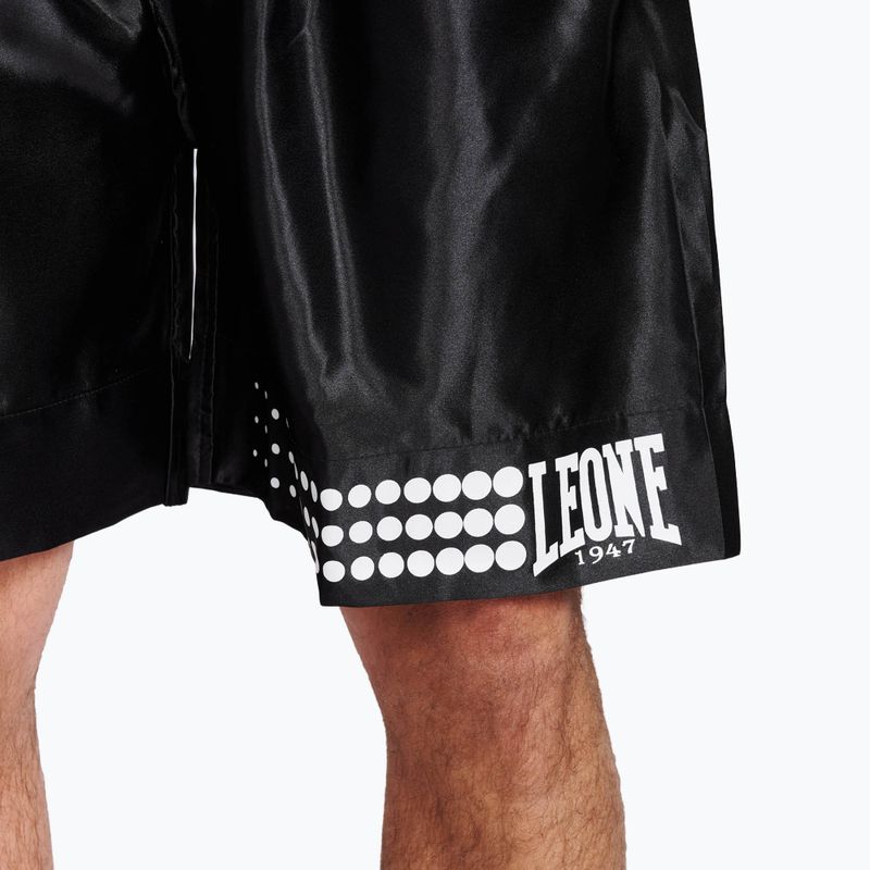 Pantaloni scurți de box LEONE 1947 Italy Boxing AB737 black 7