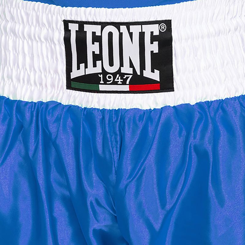 Pantaloni scurți de box LEONE 1947 Boxing albastru 6