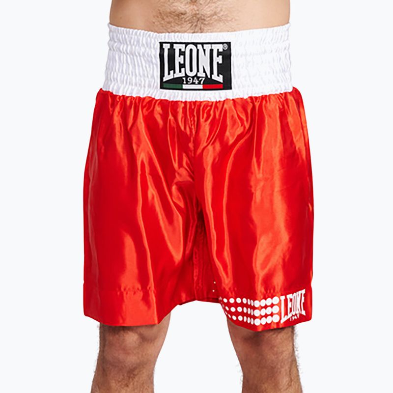 LEONE 1947 Pantaloni scurți de box roșu 2