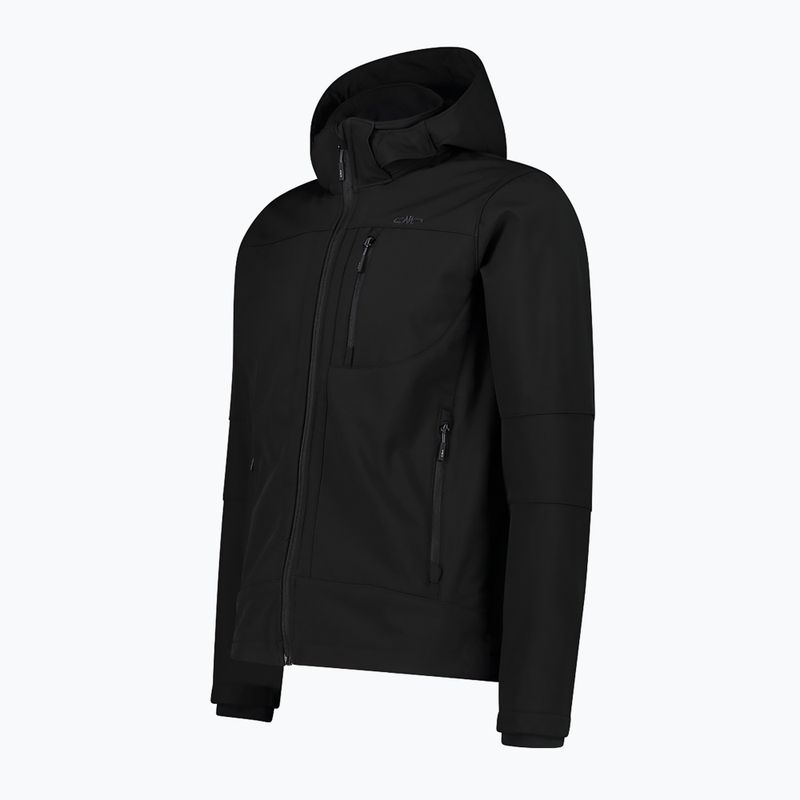 Jachetă softshell CMP Zip U901 pentru bărbați, negru 3A01787N/U901/48 3