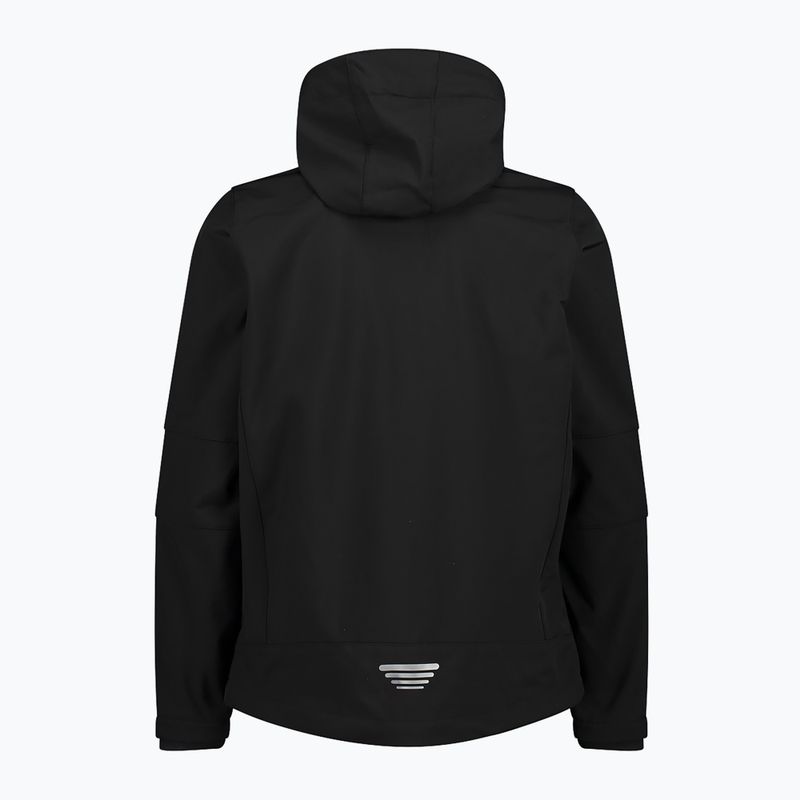 Jachetă softshell CMP Zip U901 pentru bărbați, negru 3A01787N/U901/48 2