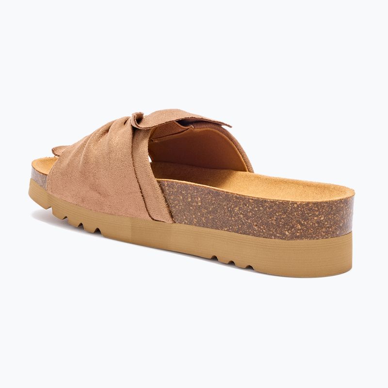 Șlapi de damă Scholl Princess Med camel 3