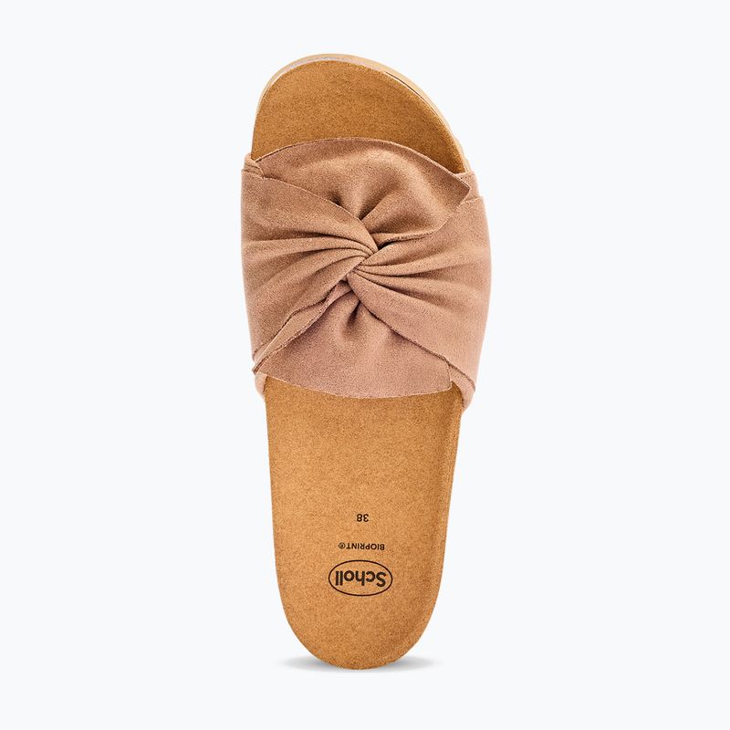 Șlapi de damă Scholl Princess Med camel 4