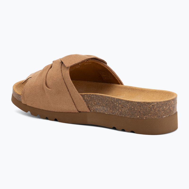 Șlapi de damă Scholl Princess Med camel 3