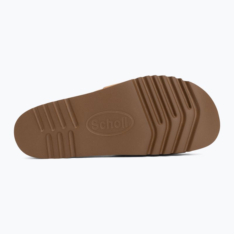 Șlapi de damă Scholl Princess Med camel 4