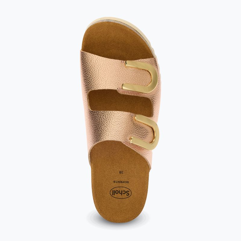 Șlapi de damă Scholl Montery 2 Straps Ad Med rose/gold 4