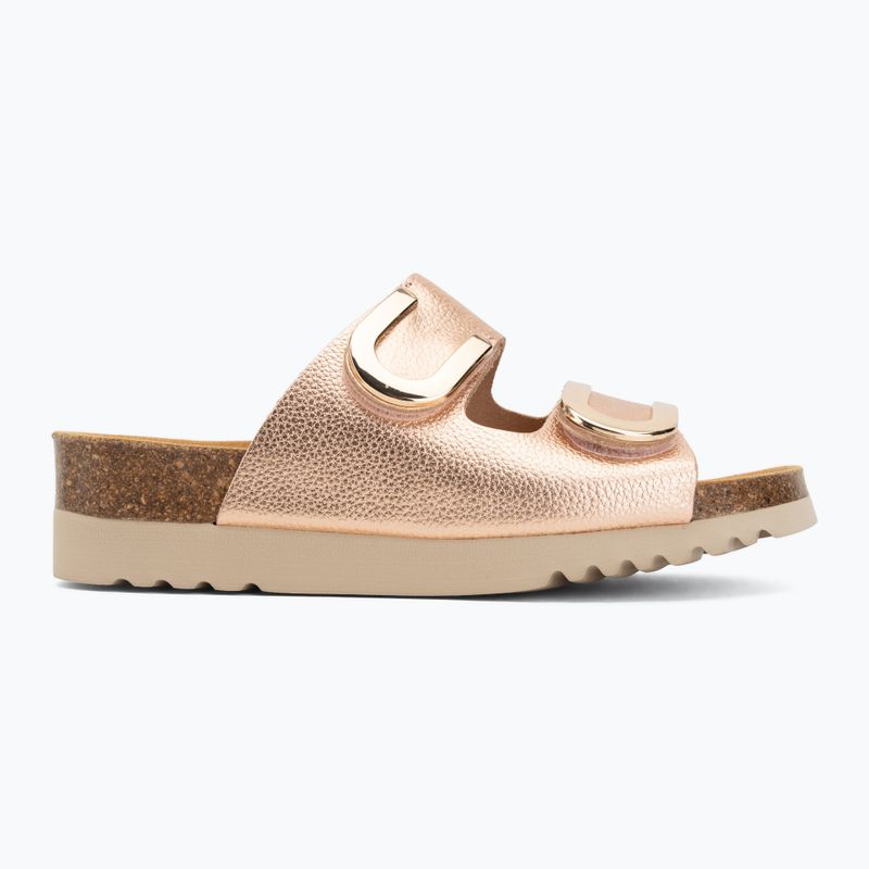 Șlapi de damă Scholl Montery 2 Straps Ad Med rose/gold 2