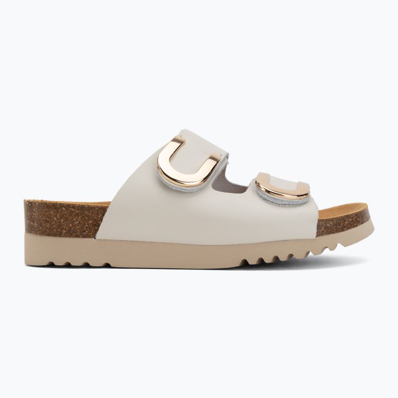 Șlapi de damă Scholl Montery 2 Straps Ad Med off white 2