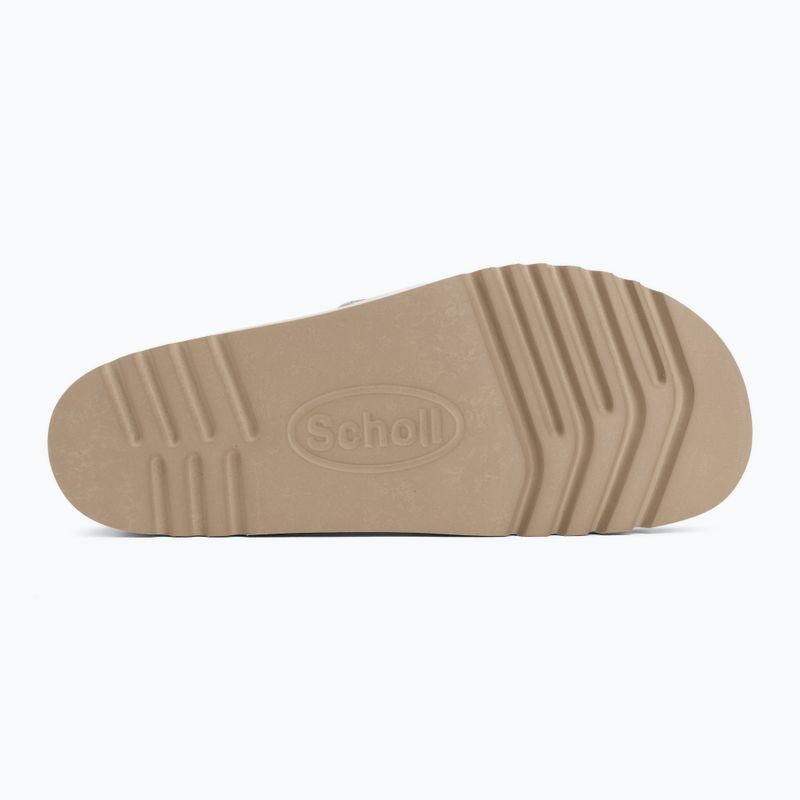 Șlapi de damă Scholl Montery 2 Straps Ad Med off white 4