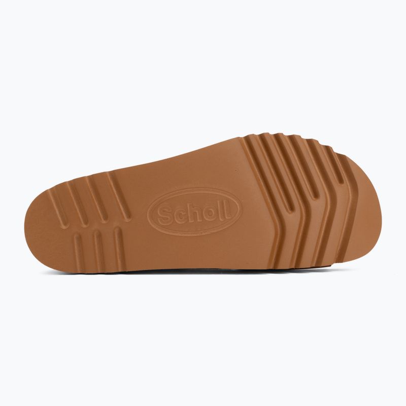 Șlapi de damă Scholl Montery 2 Straps Ad Med cognac 4