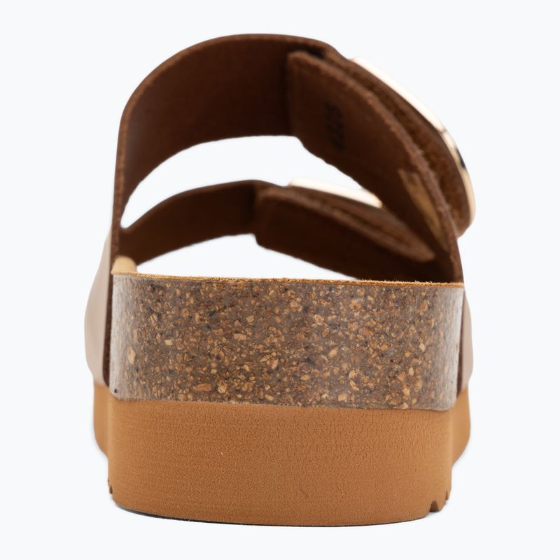 Șlapi de damă Scholl Montery 2 Straps Ad Med cognac 6