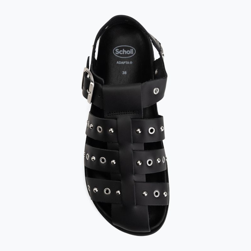 Sandale pentru femei Scholl Beatriz Fisherman Ring Leather black 5