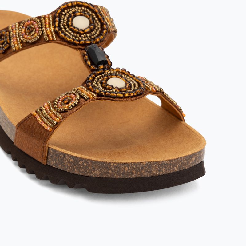 Șlapi de damă Scholl New Bogota Wedge Med cognac/multi 7