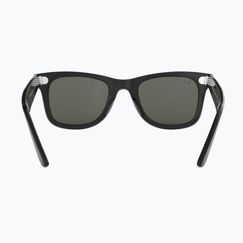 Ochelari de soare Ray-Ban Wayfarer Classic black/green polarized 5