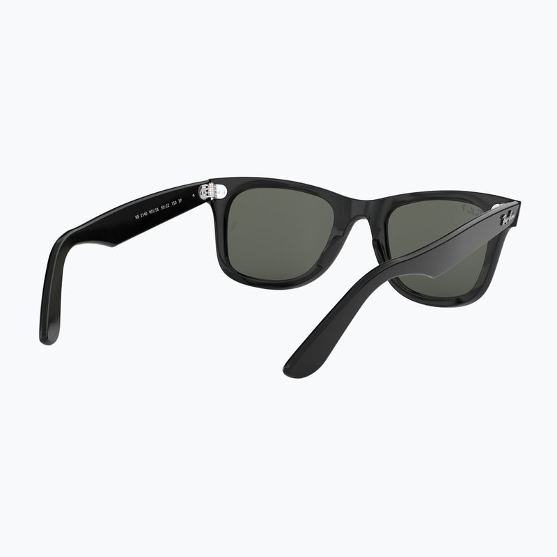 Ochelari de soare Ray-Ban Wayfarer Classic black/green polarized 6
