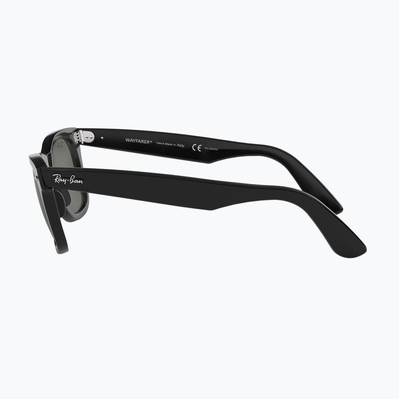 Ochelari de soare Ray-Ban Wayfarer Classic black/green polarized 7