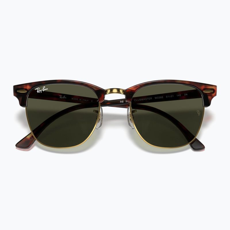 Ochelari de soare Ray-Ban Clubmaster Classic tortoiseshell/gold 3