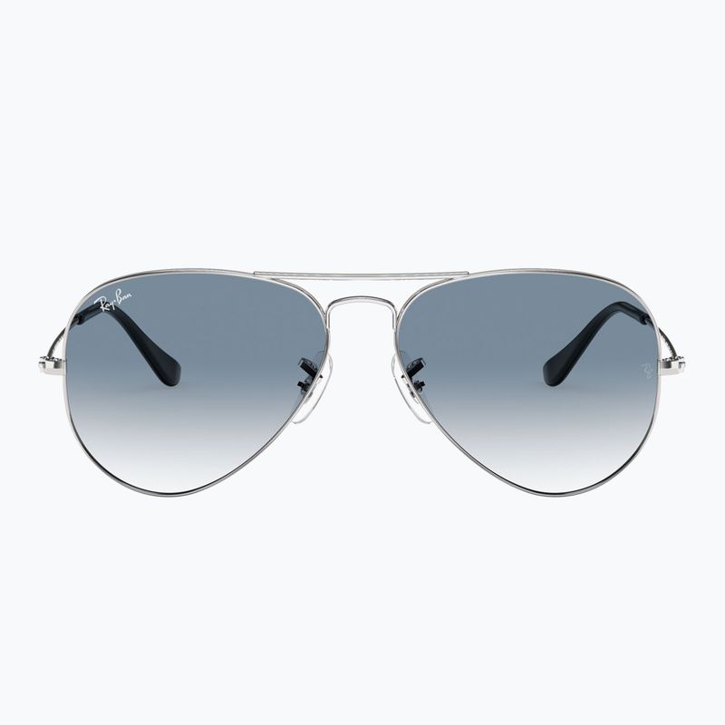 Ochelari de soare Ray-Ban Aviator Classic silver/light blue 2