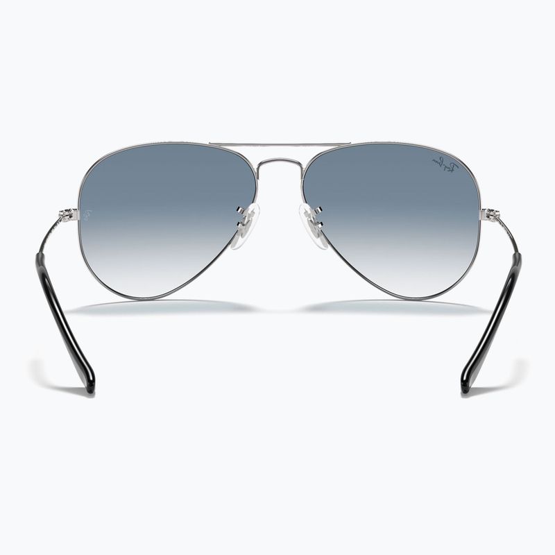 Ochelari de soare Ray-Ban Aviator Classic silver/light blue 5