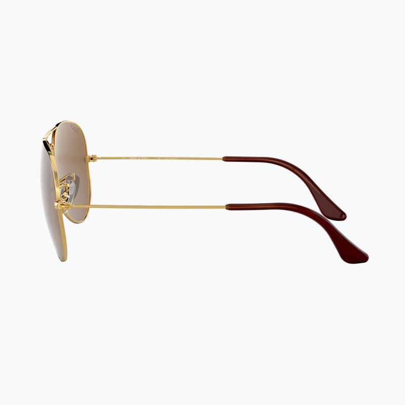 Ochelari de soare Ray-Ban Aviator Classic arista gold/brown polarized 7