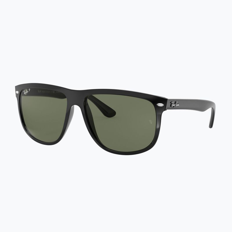 Ochelari de soare Ray-Ban Boyfriend black/dark green polarized 4