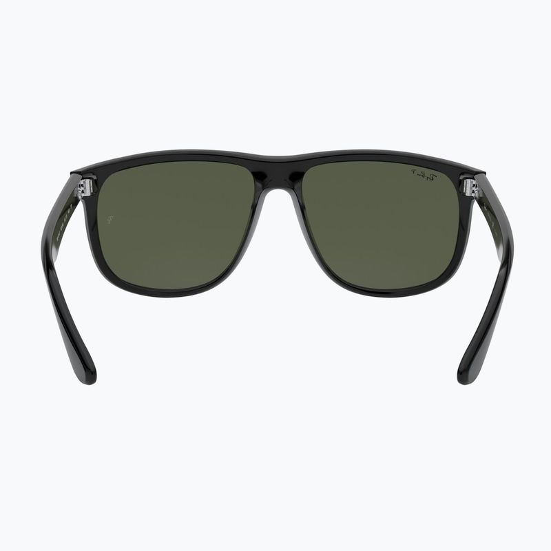 Ochelari de soare Ray-Ban Boyfriend black/dark green polarized 5