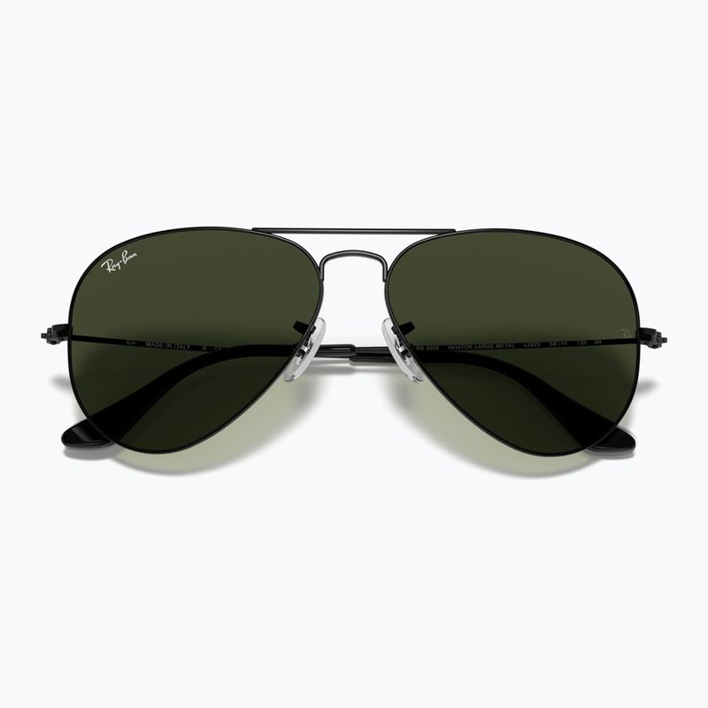 Ochelari de soare Ray-Ban Aviator Classic black/green g-15 3
