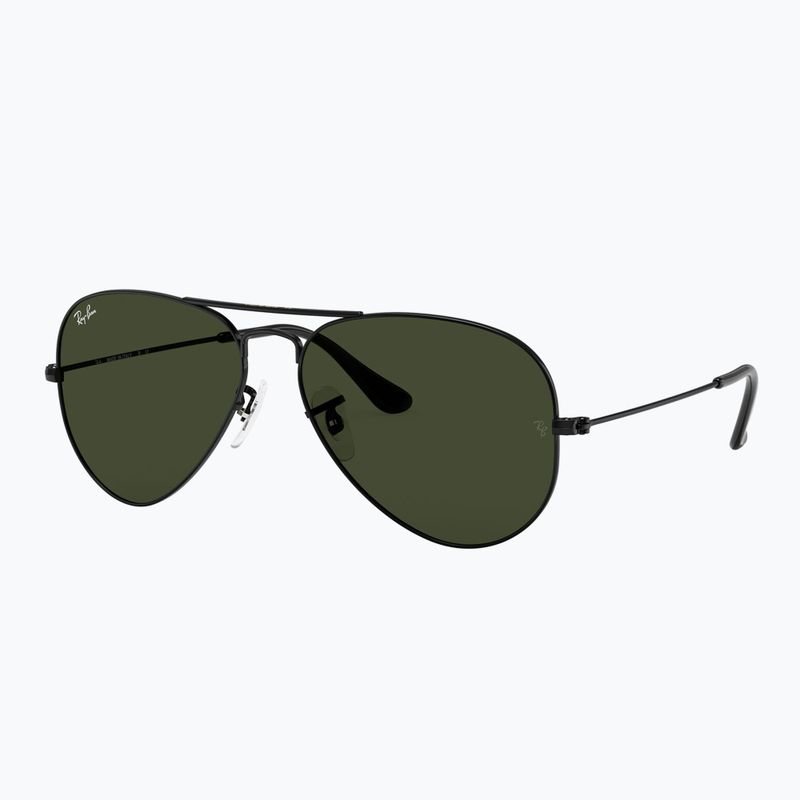 Ochelari de soare Ray-Ban Aviator Classic black/green g-15 4