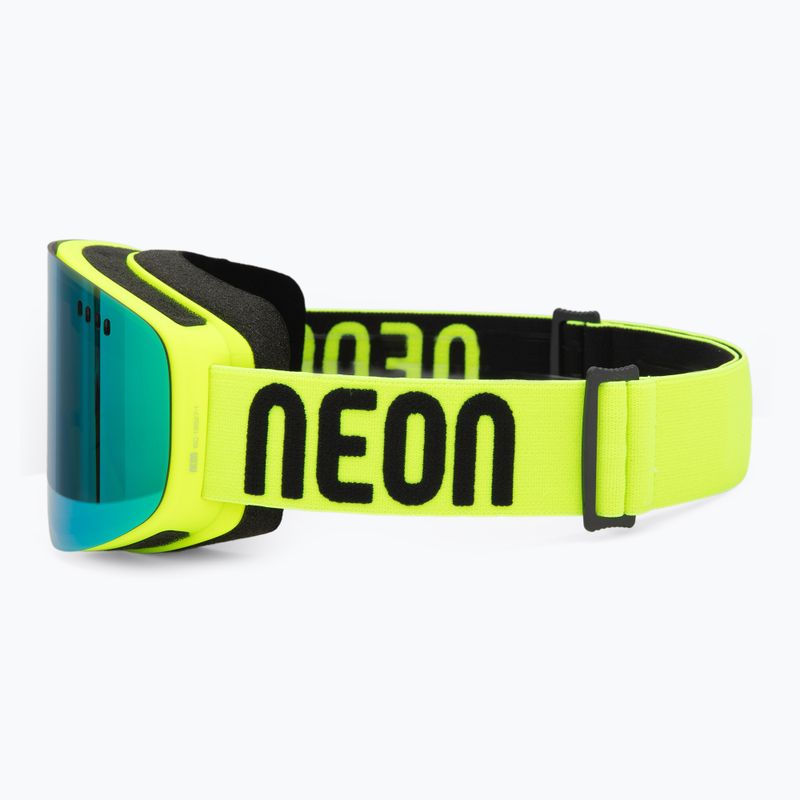 Ochelari de schi Neon Light yellow/mirror green 4