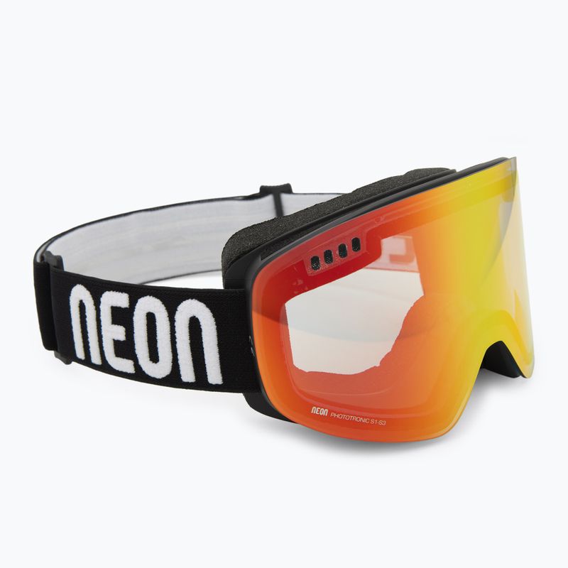 Ochelari de schi Neon Light Photo black/white/photo plus red