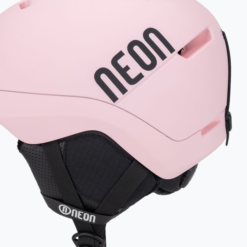Cască de schi Neon Summit light pink/black 7