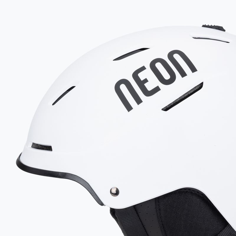 Cască de schi Neon Alpha white/black 7